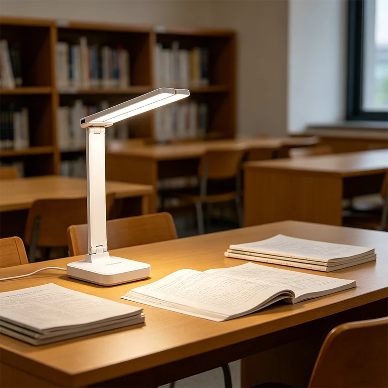 Lámpara LED de Escritorio con Soporte Móvil y USB