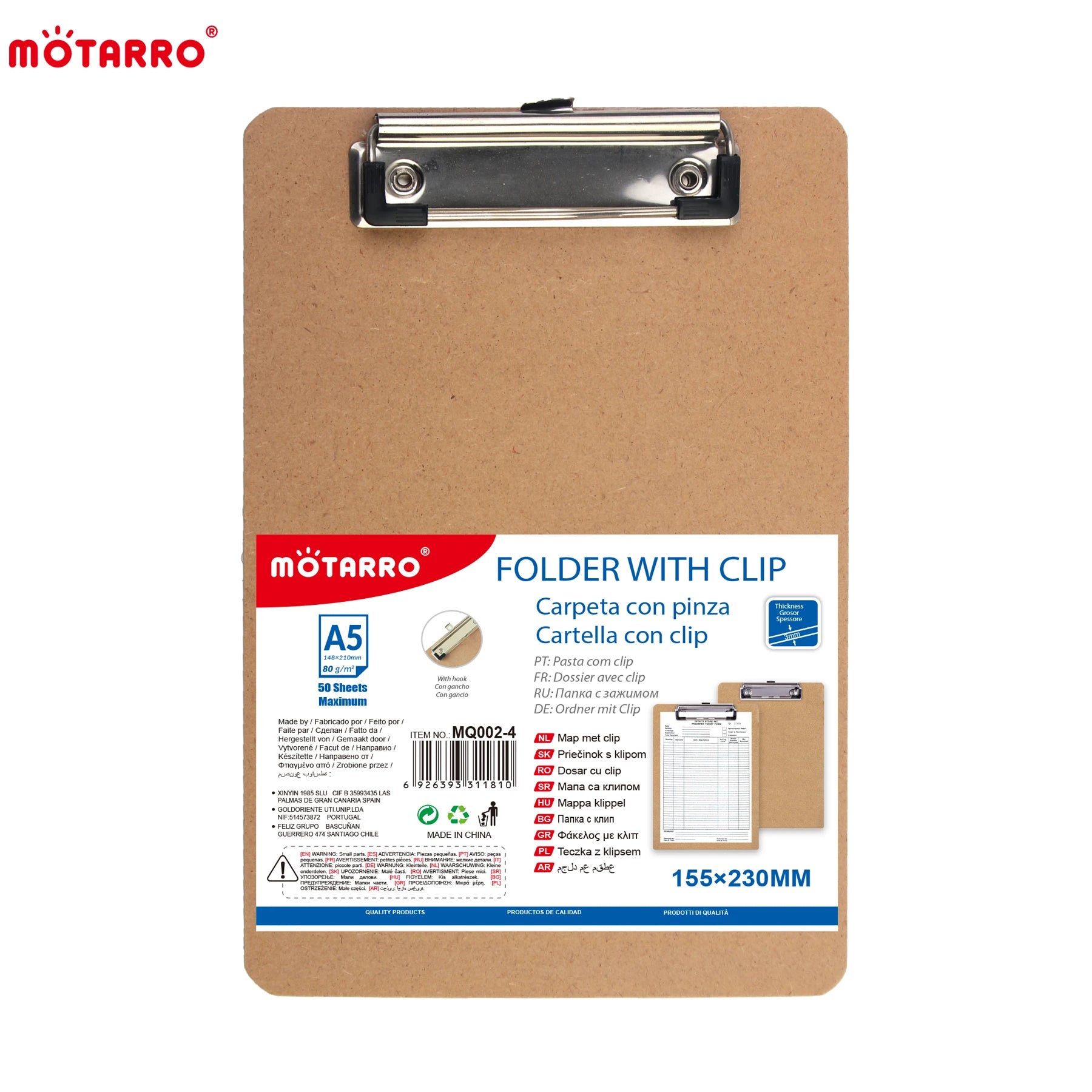 Portapapeles Minimalista para Escritorio