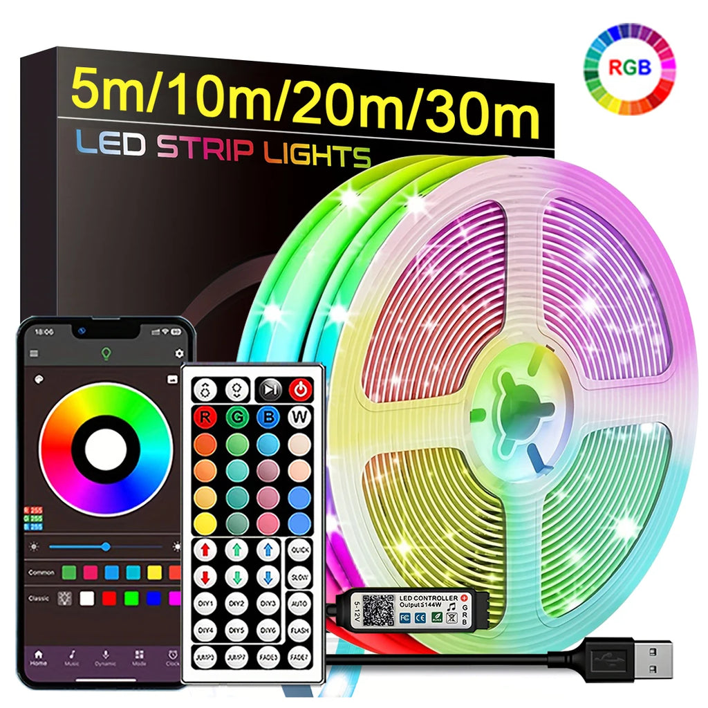 Tiras LED RGB para Escritorio y Habitación