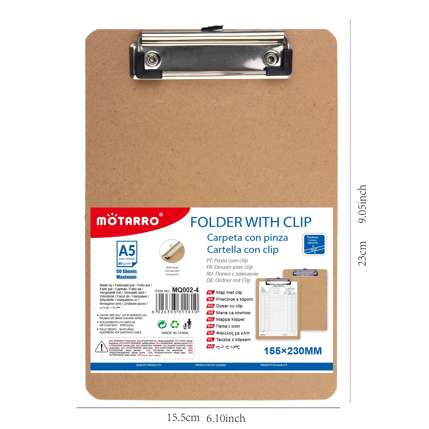 Portapapeles Minimalista para Escritorio