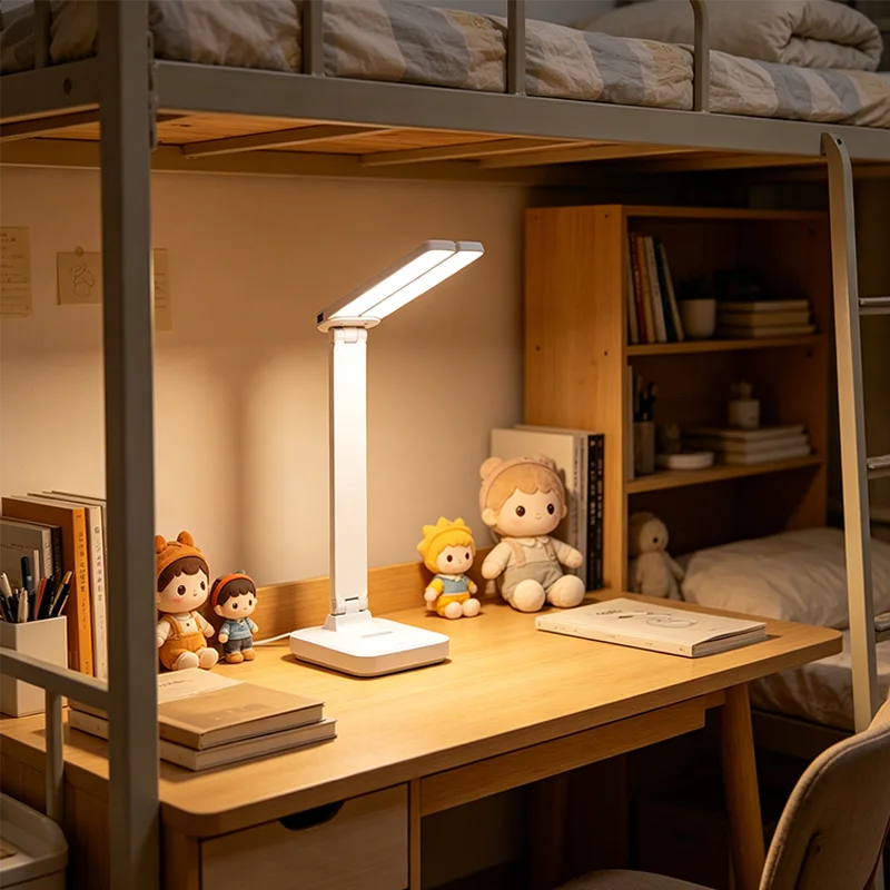 Lámpara LED de Escritorio con Soporte Móvil y USB