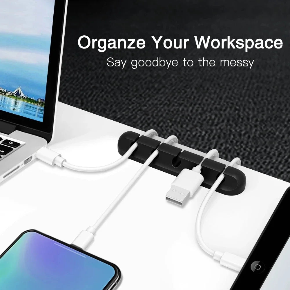 Organizador de Cables para Escritorio