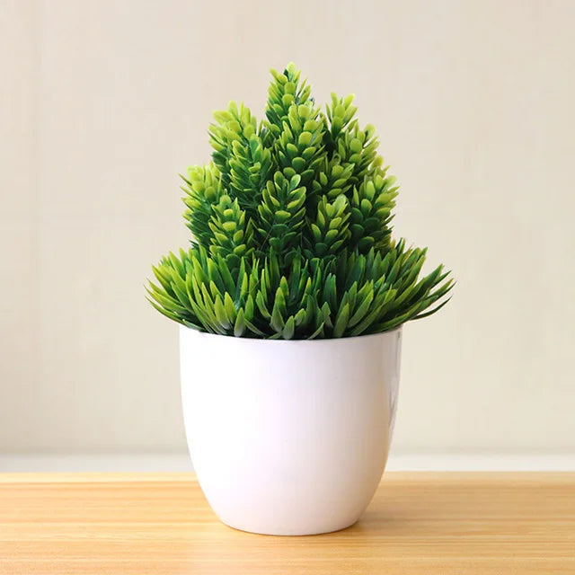Plantas Artificiales Decorativas para Escritorio
