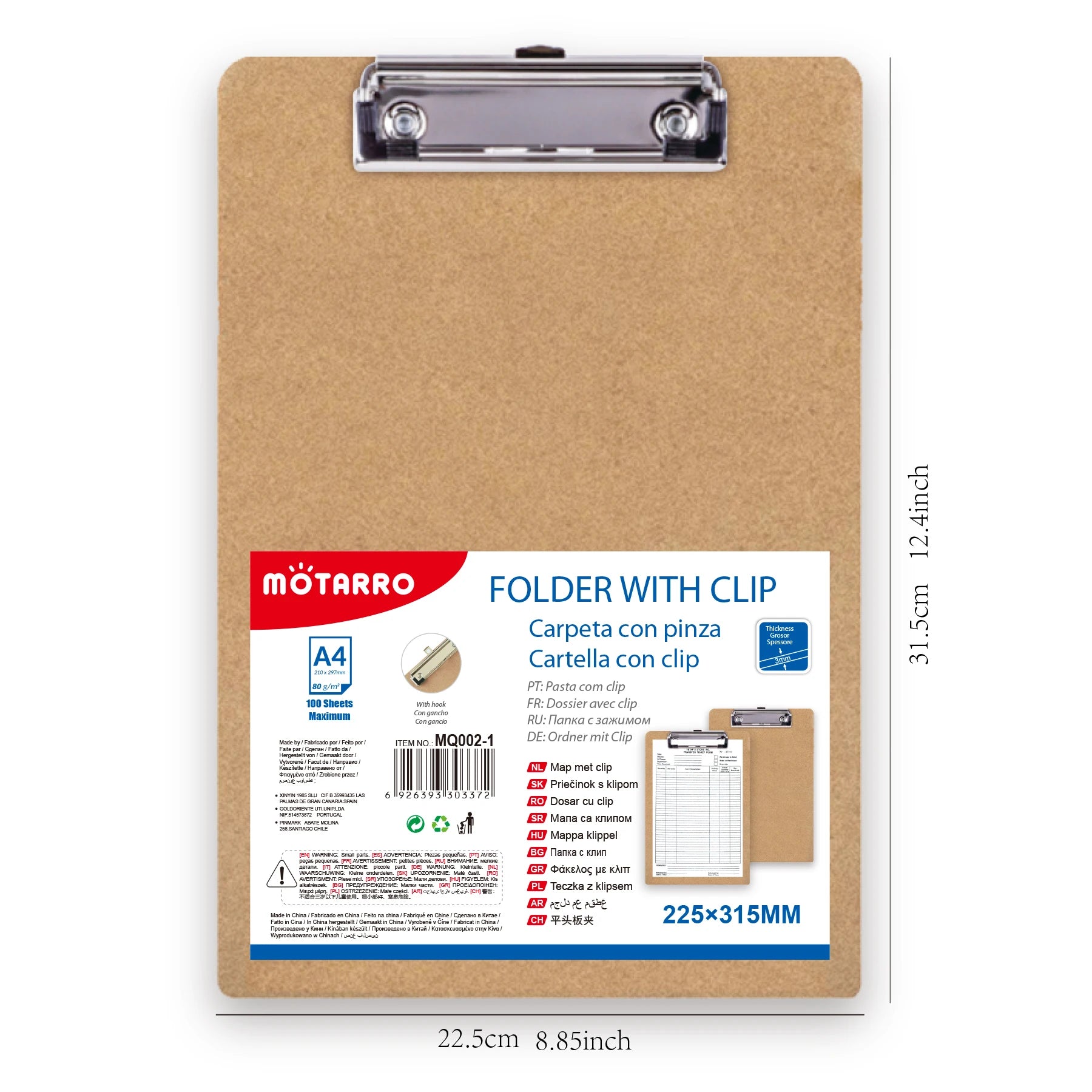 Portapapeles Minimalista para Escritorio
