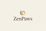 Logo ZenPaws cálido luxury